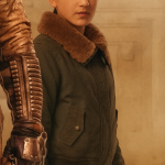 Supergirl Eve Ridley Shearling Bomber Jacket